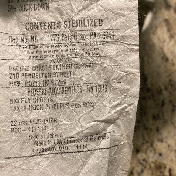 Pacific Coast Duck Feather & Down Filled Throw Pillow Set 17x17 Blue Green White - Picture 10 of 11